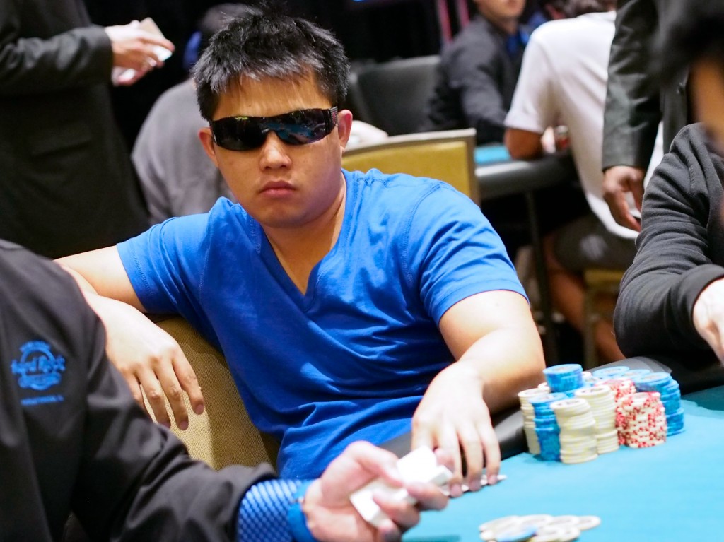 Kevin Ho finished Day 2 with nearly 7.7 million in chips, taking the lead into Day 3.
