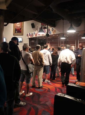 Players lined up for Event 1 Day 1B