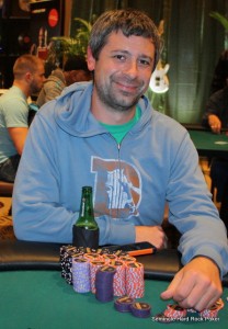 Justin Young Day 1A Chip Leader
