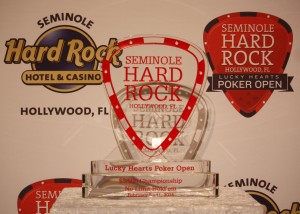 2015 Lucky Hearts Poker Open Trophy