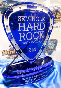 Rock 'n' Roll Poker Open Championship Trophy