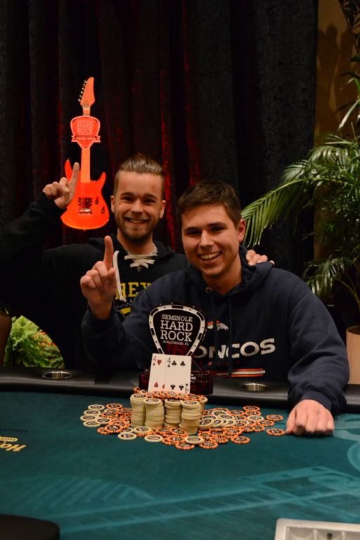 Eric Most (front) and his buddy James Hundt (back)