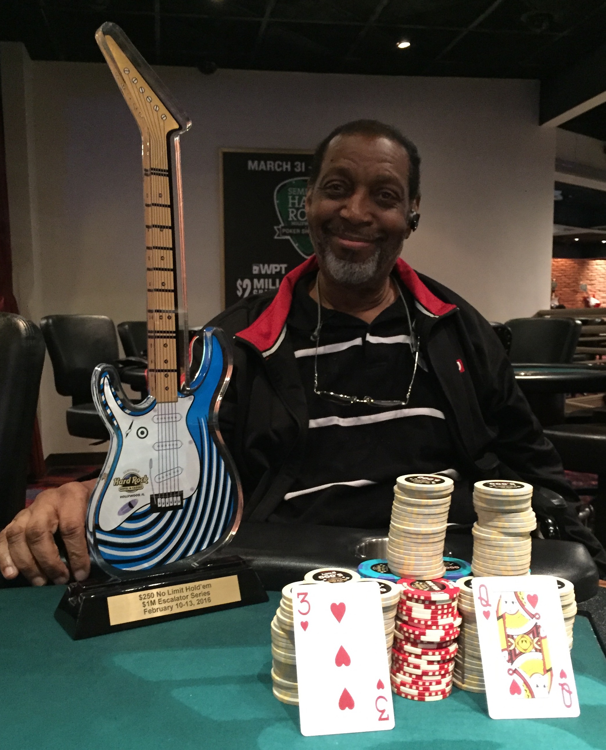 Michael Harley, Escalator Event #2 Winner