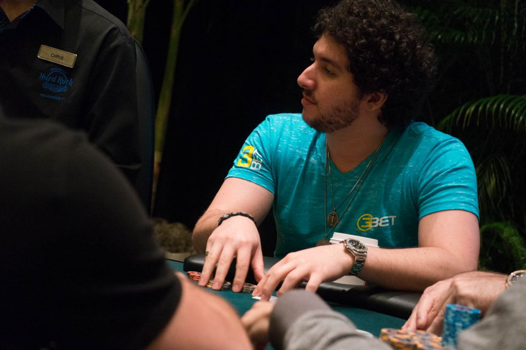 Eddy Sabat couldn't run up his short stack