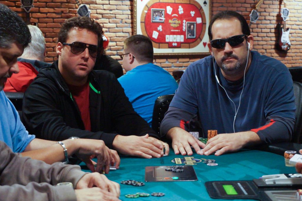 SHRP Player of the Year leader Timothy Miles (left) and chip leader Jose Silve (right)