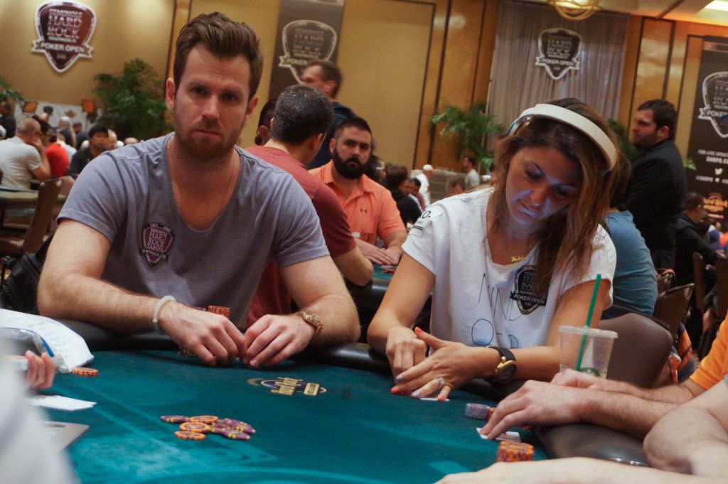 Natasha Barbour (right) and John Racener