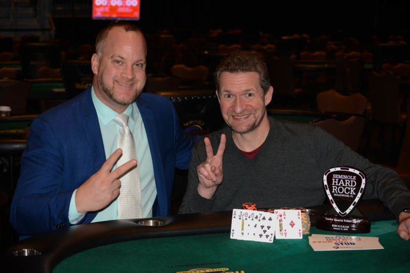 TD Tony Burns and Event 3 Winner Adam Walter