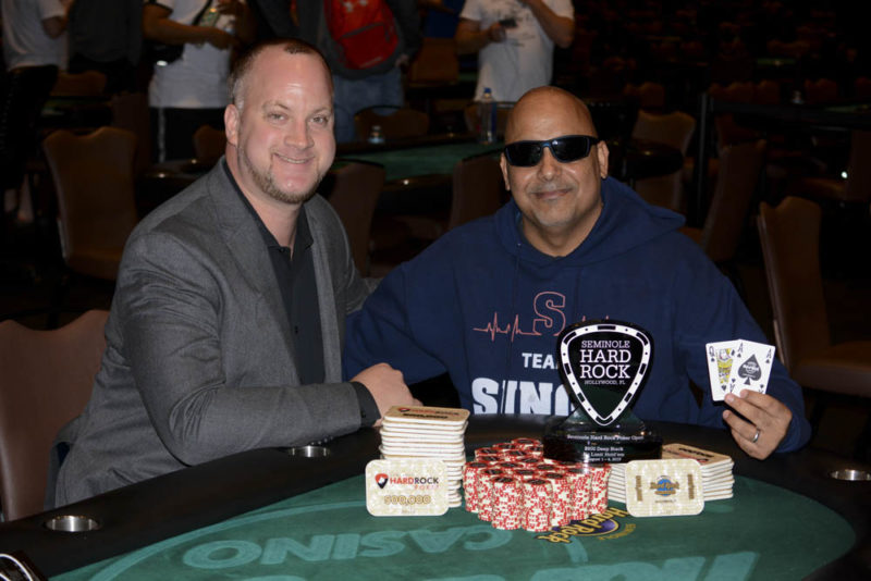 Event 1 Champion Raminder Singh and TD Tony Burns