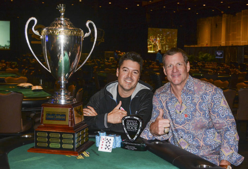 Event 16 Winner Randal Fernandez and Jeff Conine