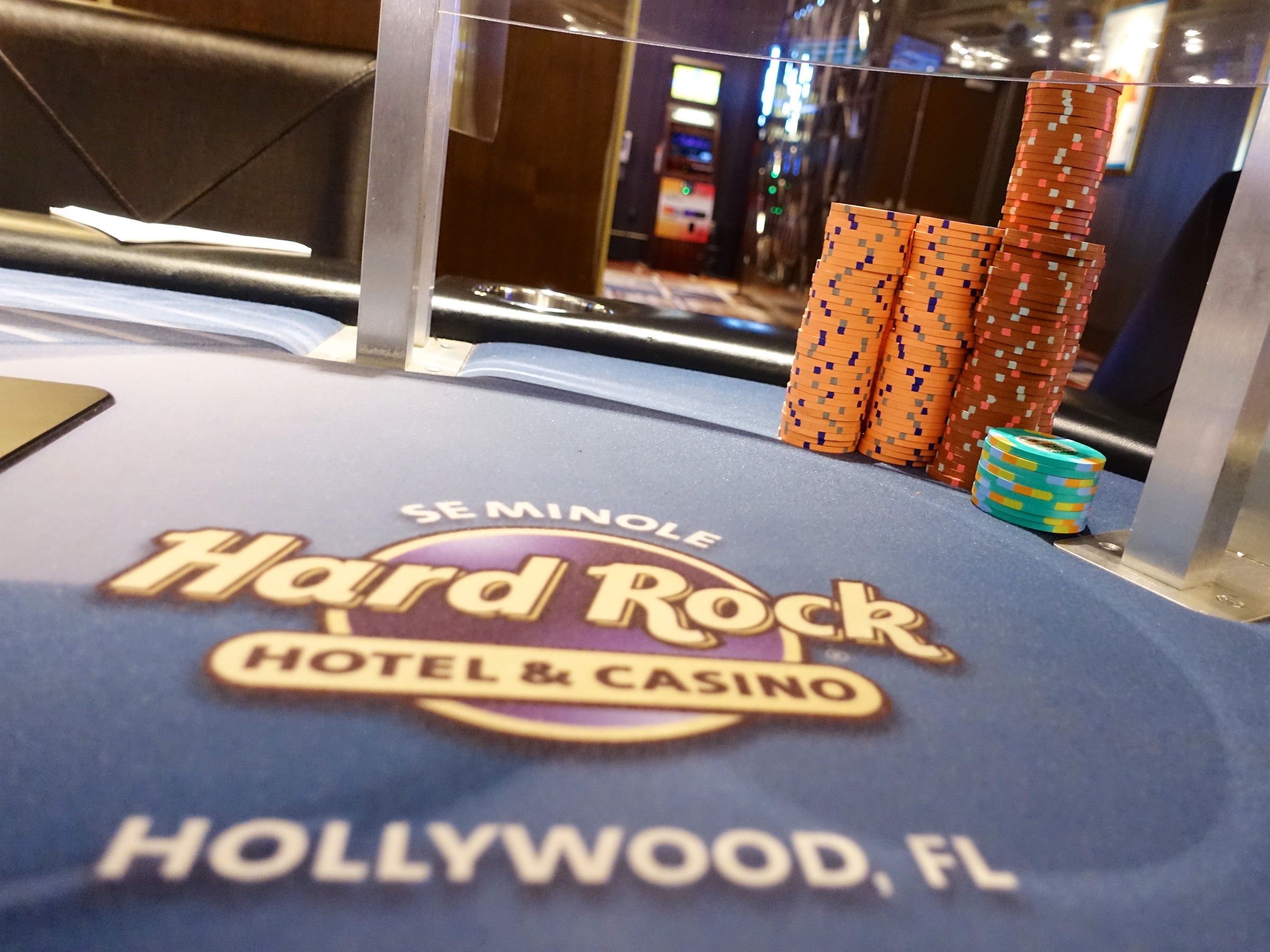 Hard Rock Logo and Poker Chips