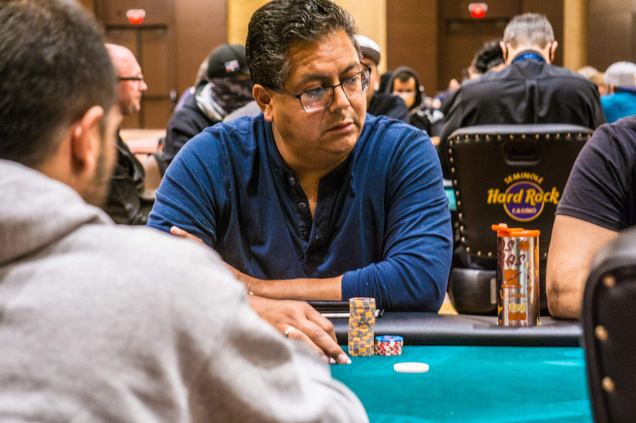 Event 7: Zachary Harrell Eliminated in 66th Place by Victor Carrera |  Seminole Hard Rock Hollywood Poker