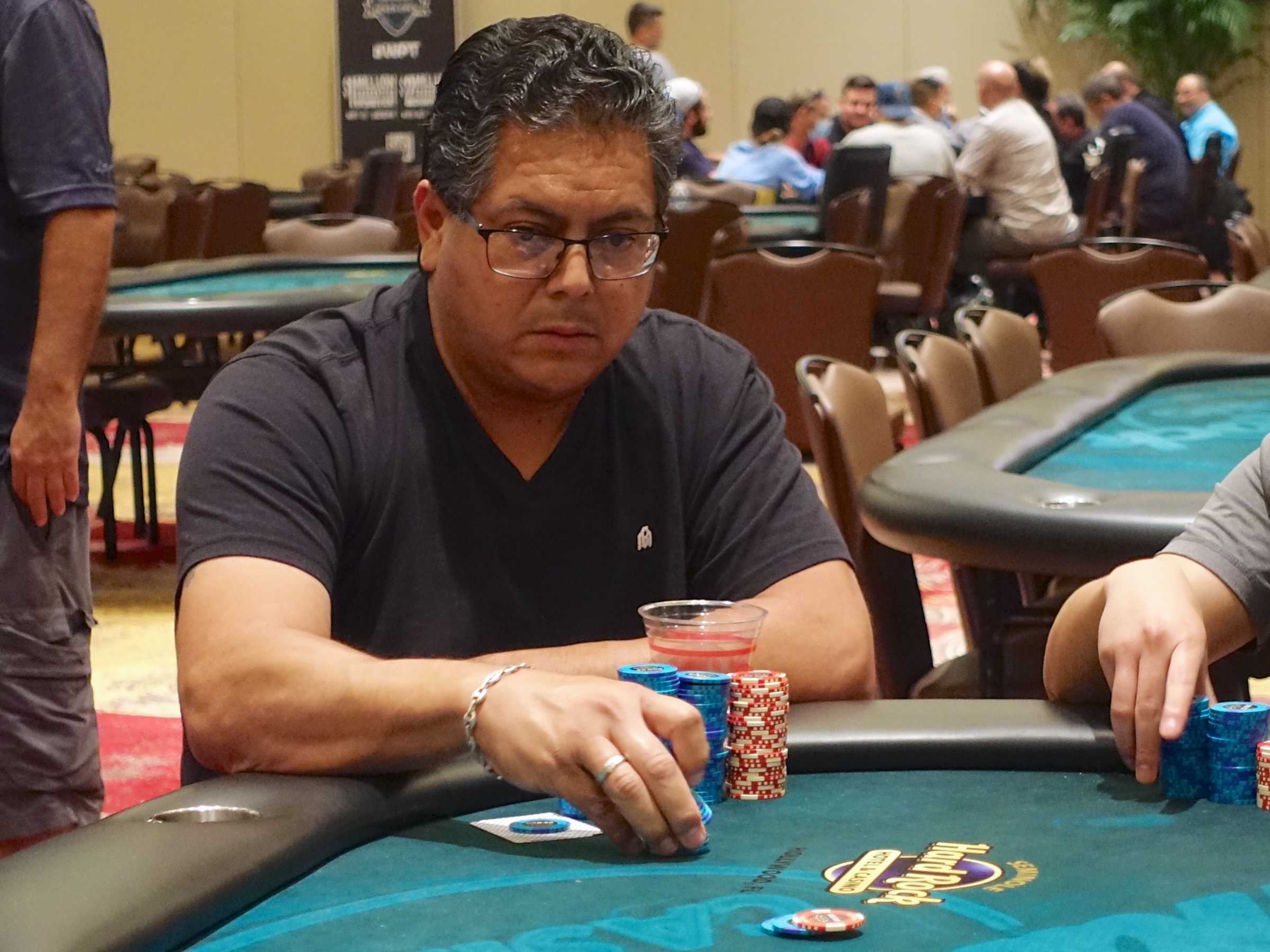 Event 1: Jorge Gomez Eliminated in 40th Place by Victor Carrera | Seminole  Hard Rock Hollywood Poker