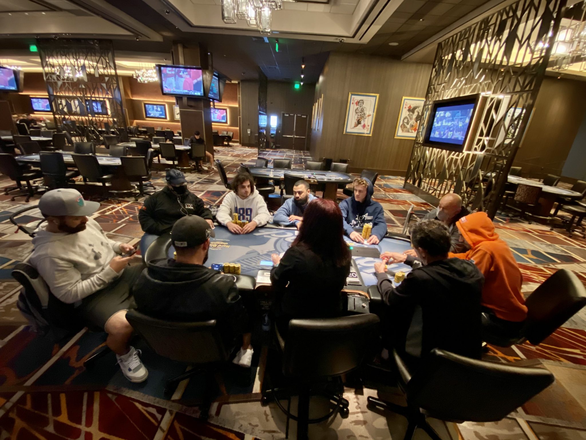 Main Event Final Table Lineup Seminole Hard Rock Hollywood Poker
