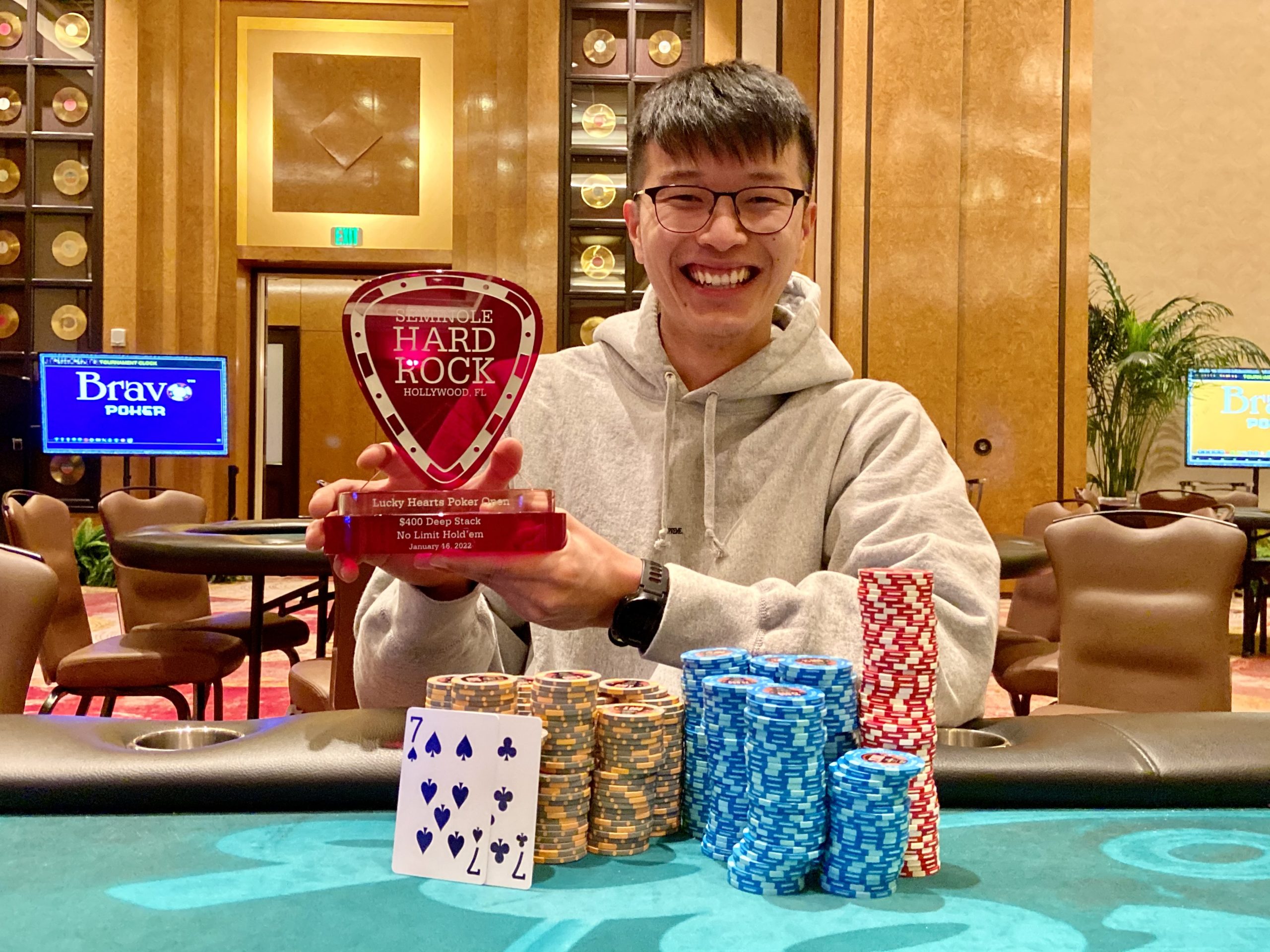 Bryan Choi Wins Event 6 of the 2022 Lucky Hearts Poker Open After Seven