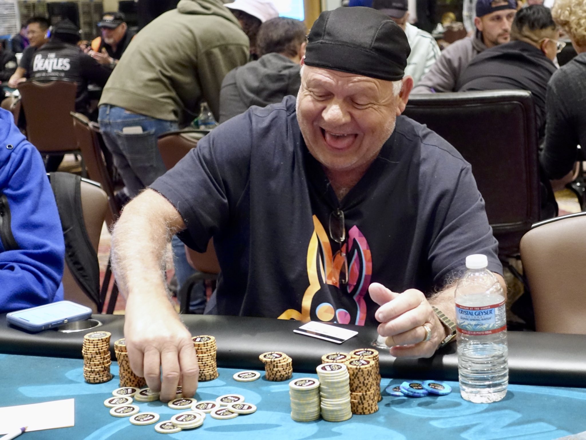Event 1 Flight C Angelo Miele Sends The Remaining 60 Players Into The 
