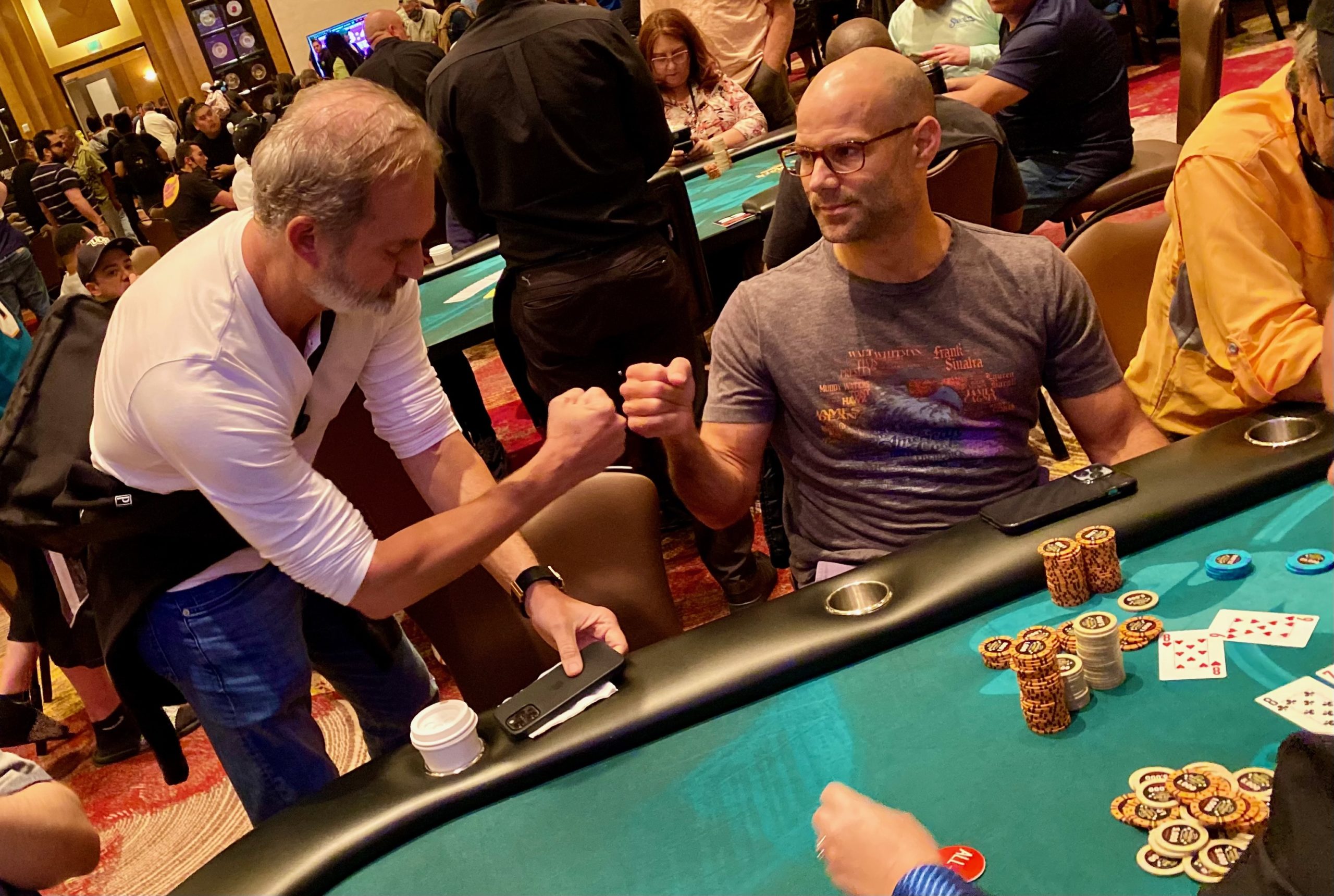 Chad Lipton Knocks Out a Player on the Money Bubble