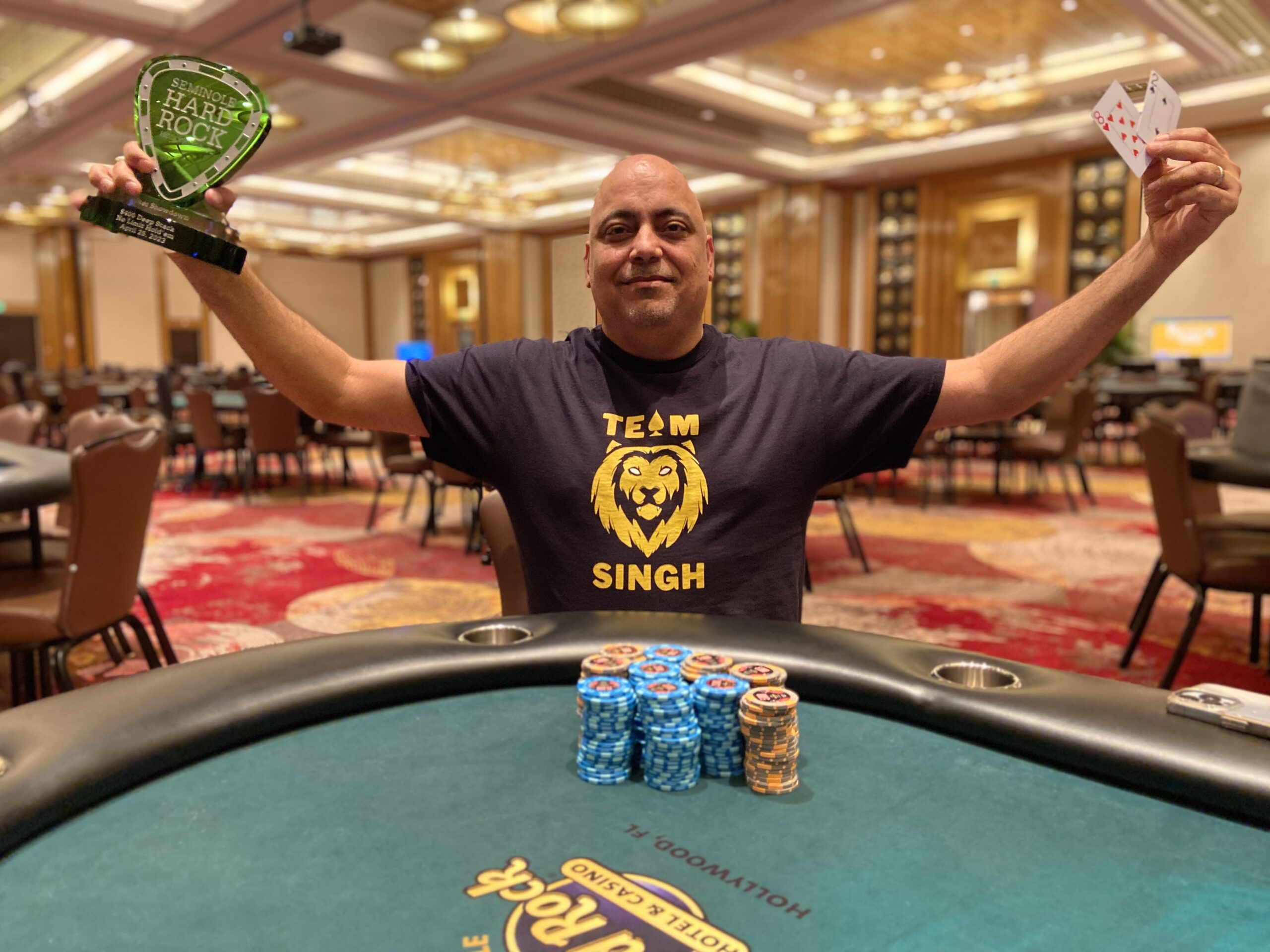 Jatinder Singh Wins Event 5 of the 2023 Seminole Hard Rock Poker Showdown  Outright for $6,300