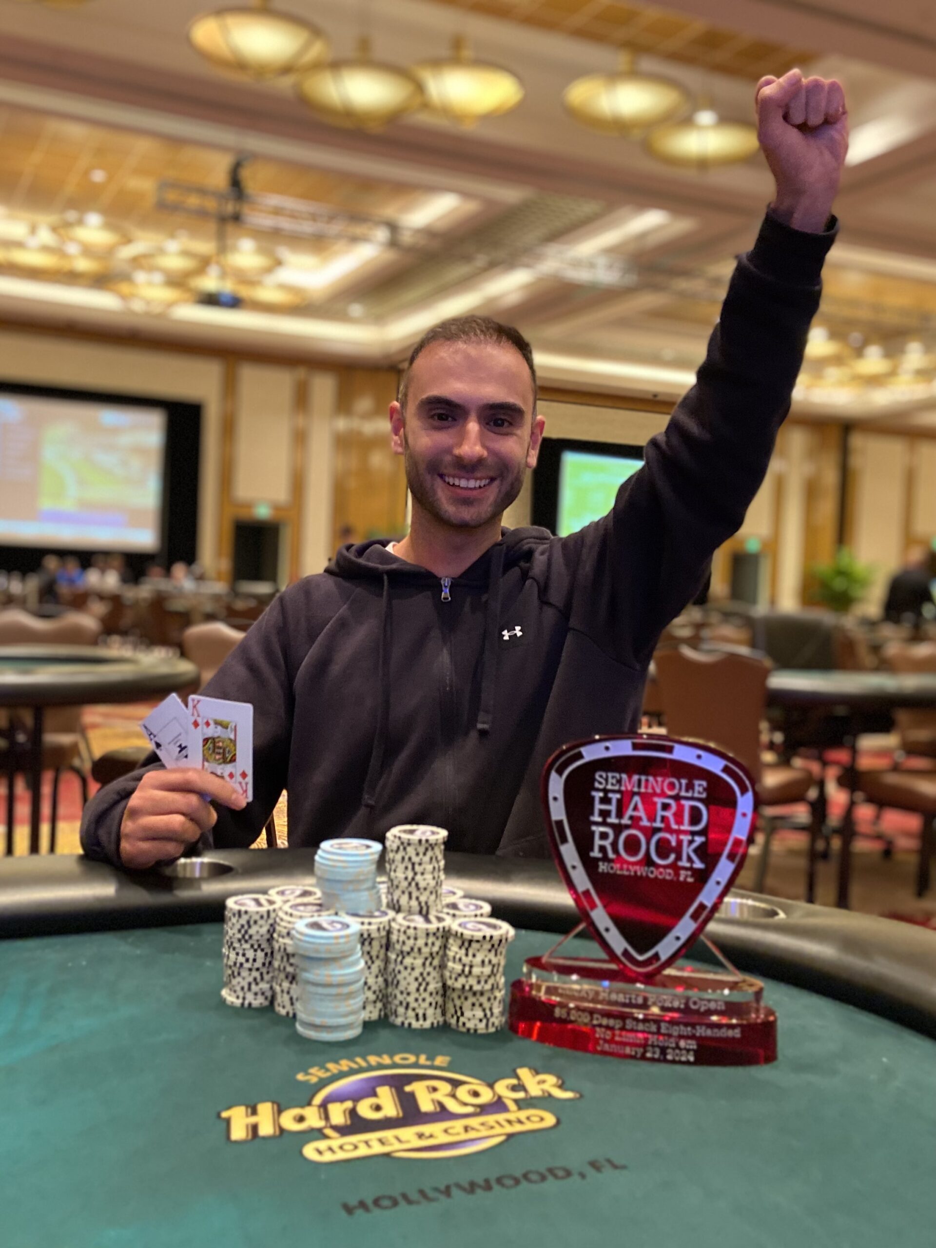 Stoyan Madanzhiev Wins Event 50 of the 2024 Seminole Hard Rock Lucky